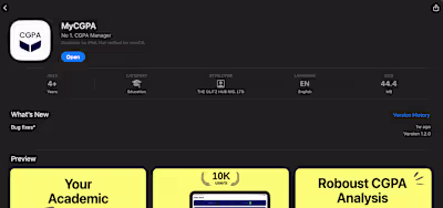 MyCGPA — An Expo React Native Educational App