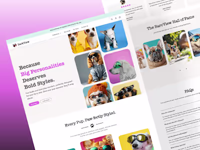 BarcView - Pet Accessories | Landing Page