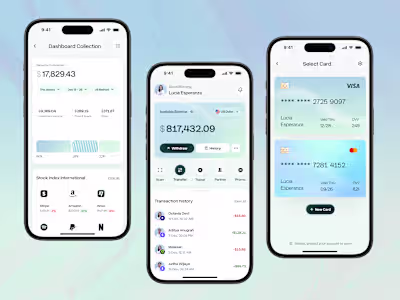 Cruscott - Finance Dashboard Mobile