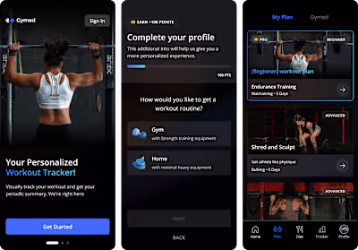 Gymed - A Comprehensive Fitness App