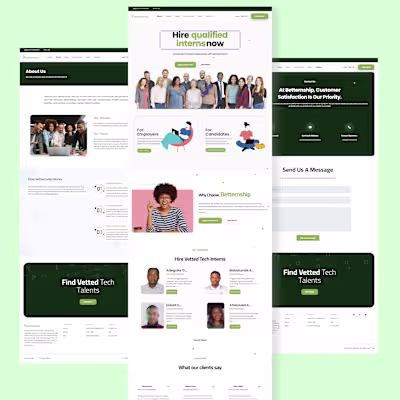 Development of Betternship.com Platform