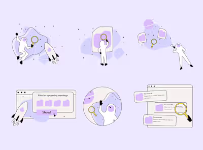 Chatbot illustrations