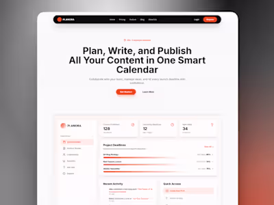 PLANORA - Scale Your Your Content in One Smart Calendar