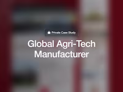 Agri-Tech Manufacturer:  Website for Global Scale & Market Trust