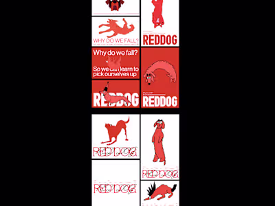 Red Dog Character Design