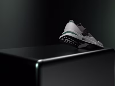 3D Animation of a sustainable footwear design