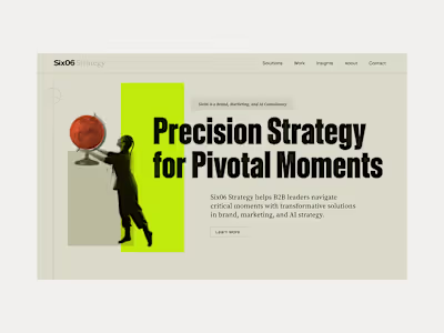 Six06 Strategy Website Development