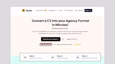 F1Recruit - Convert CV into your agency format in minutes. 