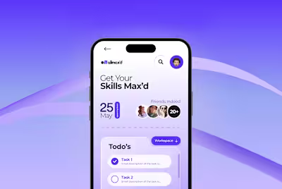 Allmax’d Student App UI Design