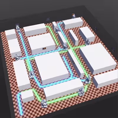 I built and studied a multi-robot coordination system in Web...