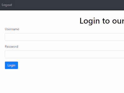 Registration form