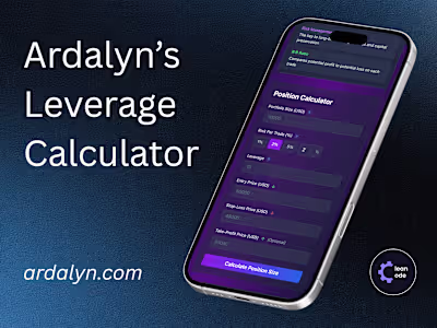 Ardalyn's Leverage Calculator Web App