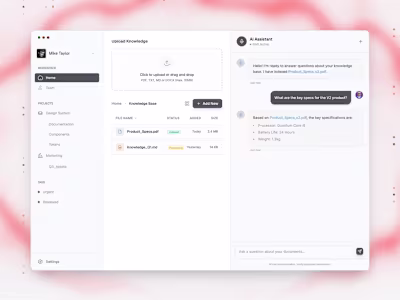 AI Knowledge Intelligence Platform (RAG