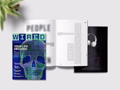 Wired Magazine Layout