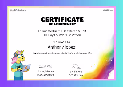 My first ever hackathon 