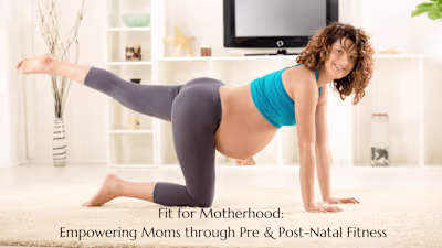 Website Home Page Copy for a Pre & Post Natal Fitness Specialist