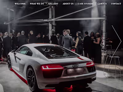 Did an event website revamp