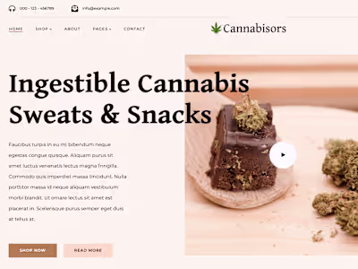 Cannabisors - Medical Marijuana, Cannabis Shopify Website