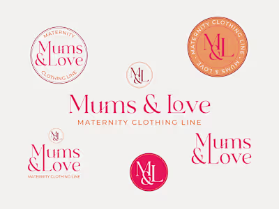 Brand Identity Design for Mums & Love