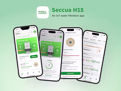 Seccua H15 - A Whole House Water Filtration App