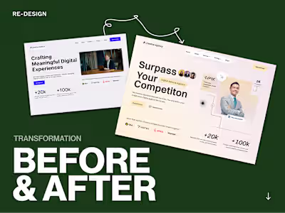 Strategic UI/UX Redesign — High-Impact