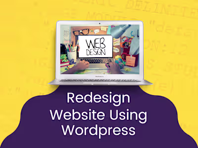 Redesign Website Using WordPress and Elementor