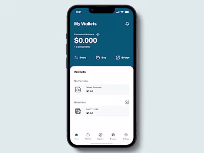 Cryptocurrency Portfolio Management Wallet