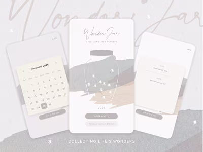 Here's my 2025 holiday project, the WonderJar app 🤍 Through...