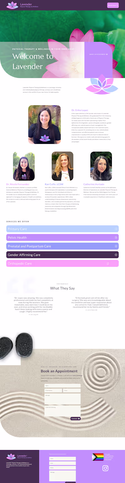 Branding and Website for Health and Wellness Company