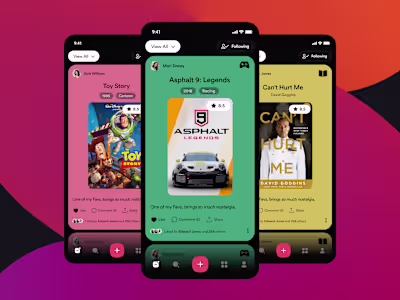 User Interface Design for social app
