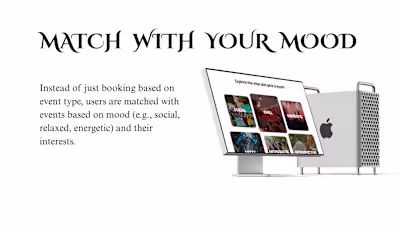 Web dashboard for an event booking and management