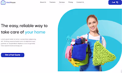 RF Cleaning Services Website