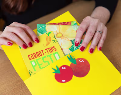 Illustrated Packaging for Radish & Lime