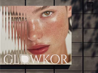 Glowkor Skincare Retail | Brand Strategy & Identity Design