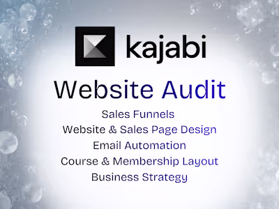 Kajabi Website Audit: Are you
