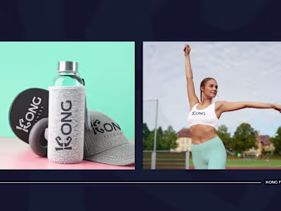 Rebranding a Tech Startup - Kong Fitness