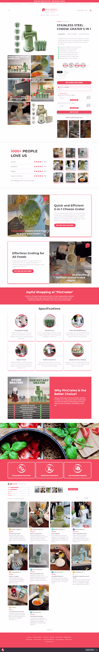 Shopify Theme Customization and Product Page Design