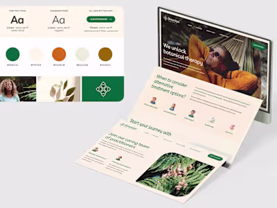 Holistic Health Clinic / 2024 / Website & Brand Identity Design