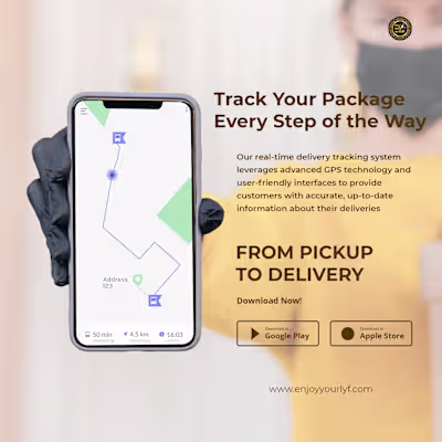 Social Media Design for Enjoyyourlyf – Delivery Service