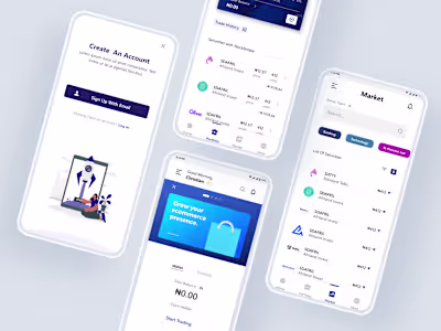 NASD Trading mobile app redesign