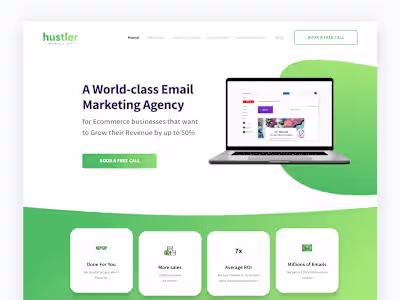 Hustler Marketing | Web design