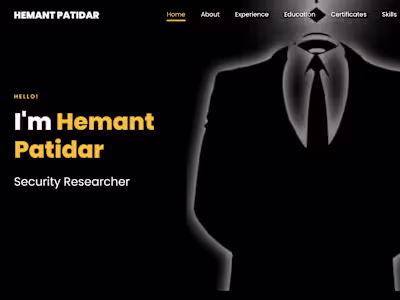 Personal Website