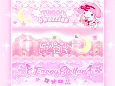 🌸 Twitter/YouTube Banners ✨