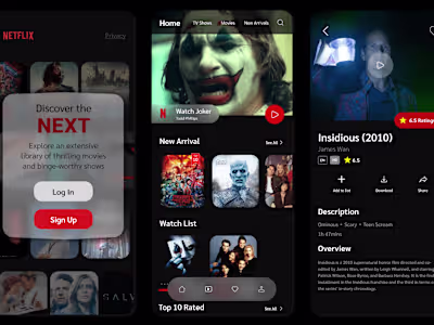 Netflix-Inspired Ui Design