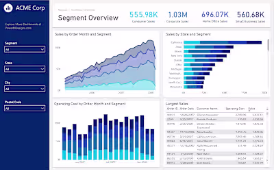 The Sales Segment Analysis Dashboard