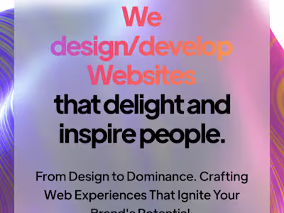 Portfolio Website Development