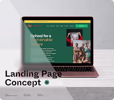 Landing Page Concept :: Web Design
