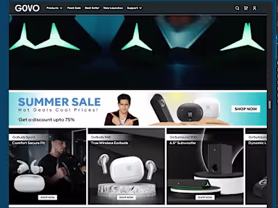 Ecommerce website for German music hardware