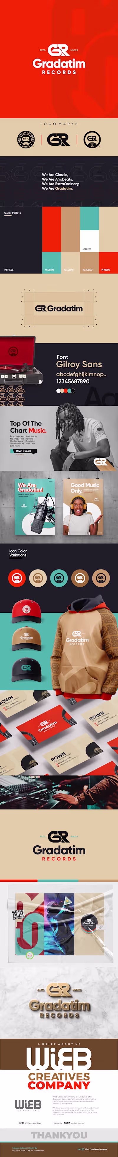 Gradatim Records Re-Brand Identity