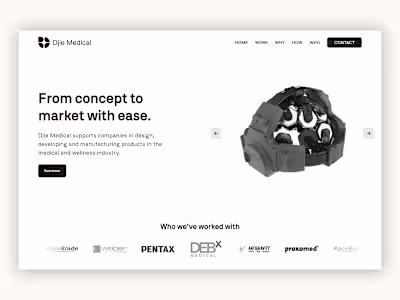 Djie Medical: Website Design